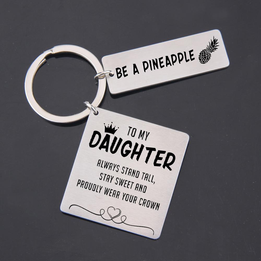 Always stand tall, stay sweet-Personalised Keychain Gifts For Daughter-Jessemade AU