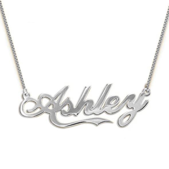 Personalised Necklace Custom 1 Name Necklace Gift For Women-Jessemade AU