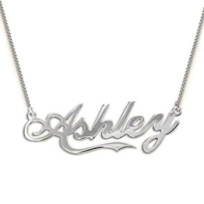 Personalised Necklace Custom 1 Name Necklace Gift For Women-Jessemade AU