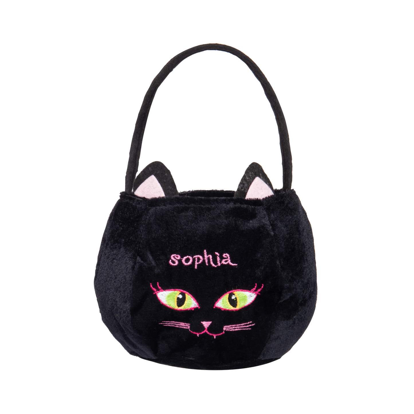 Halloween Tote Bag Custom 1 Name Pumpkin Tote Bag Halloween Candy Bag for Kids-Jessemade AU