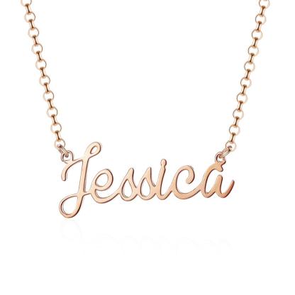 Personalised Necklace Custom 1 Name Necklace Gift For Her-Jessemade AU