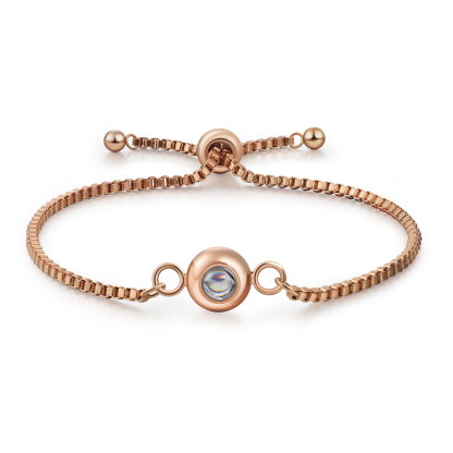 Personalised Projection Bracelet Custom Colourful Photo Bracelet Adjustable Couple Bracelet Personalised Gift for Her-Jessemade AU