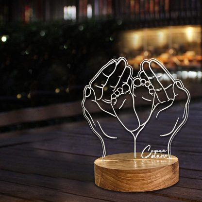 Personalised Dream Catcher Night Light Custom Name Gifts For Kids-Jessemade AU