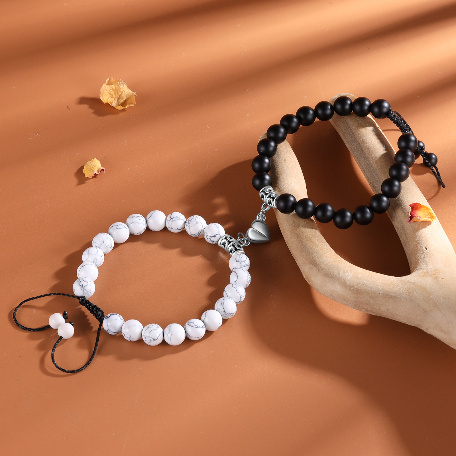 Couple Bracelets Set Magnetic Bracelet Adjustable Bracelet Valentine's Day Gift for Couples-Jessemade AU