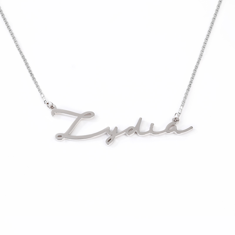 Personalised Necklace Custom 1 Name Necklace Gift For Her-Jessemade AU