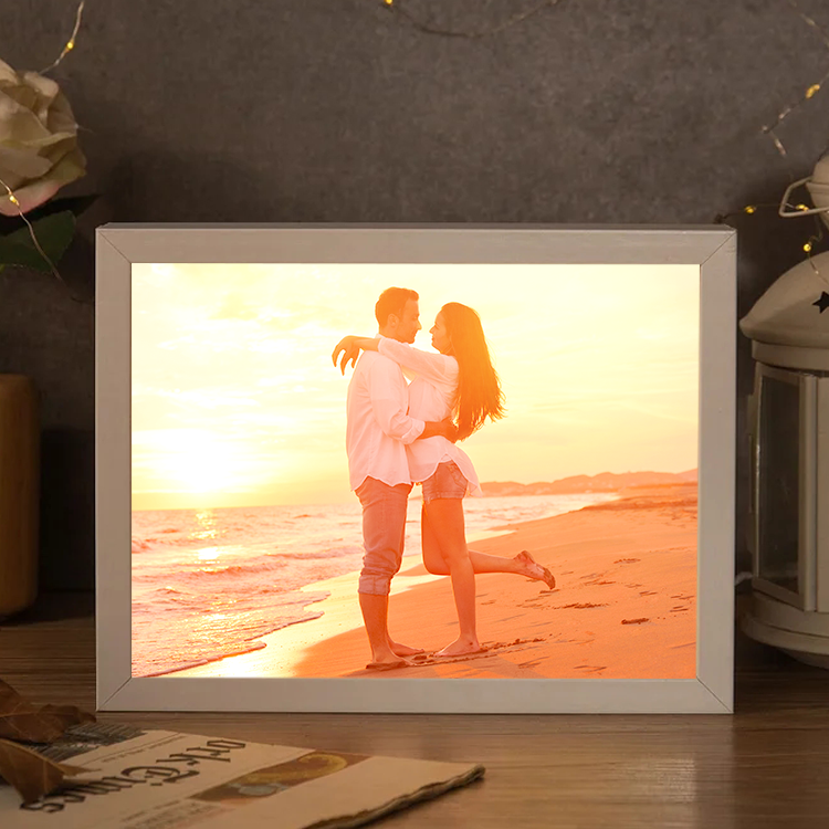 Personalised Photo Frame Night Light Changeable Colour Lamp Home Decor Personalised Gifts for Family Friends-Jessemade AU