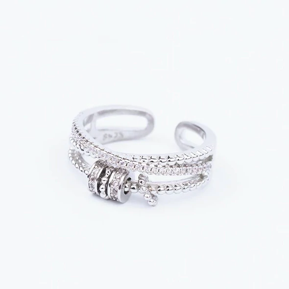 For Daughter-Spinning Bead Fidget Ring