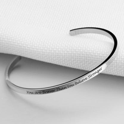 Custom Bracelet "You're My Person" Bangle Gift For Her-Jessemade AU