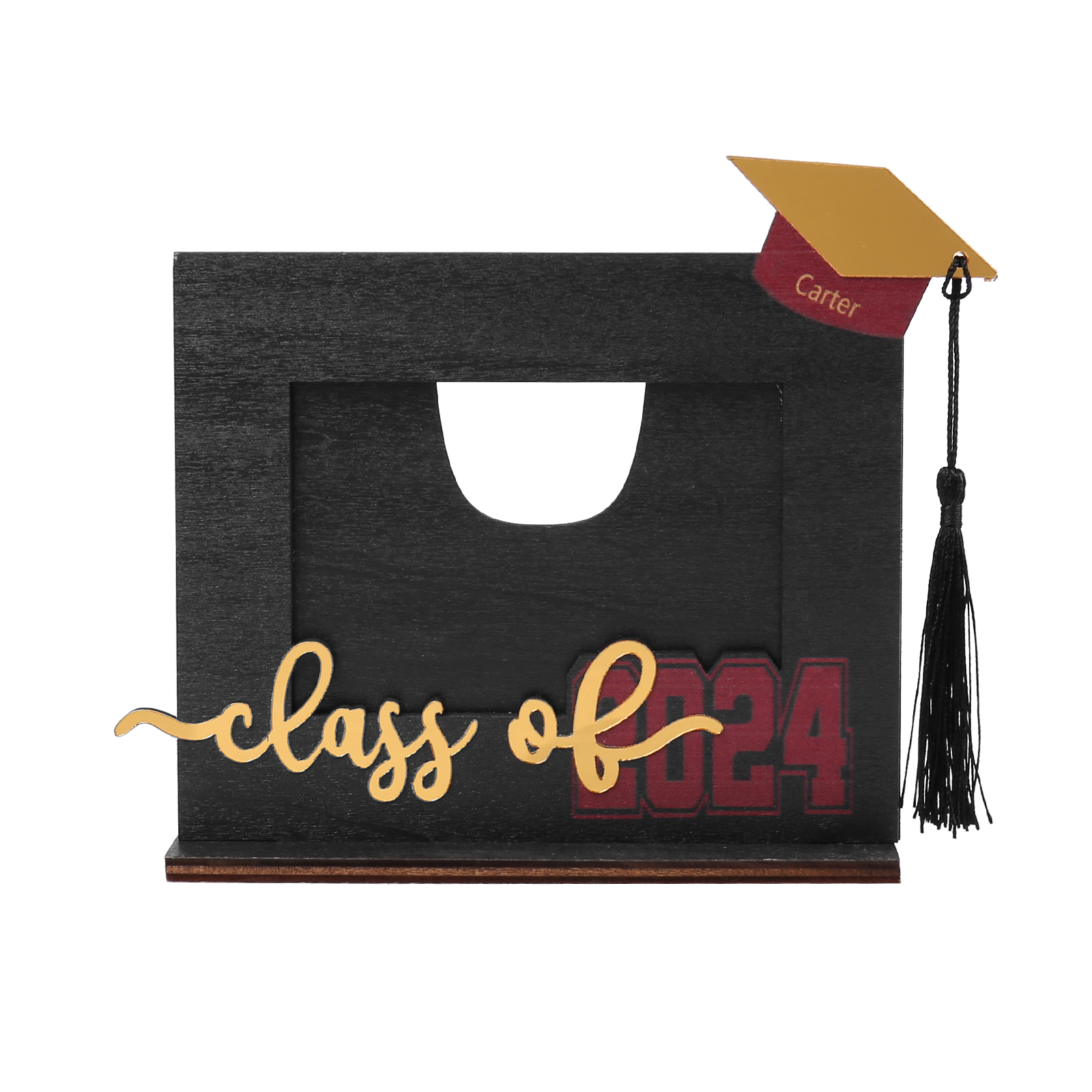 Class of 2024 Personalised Graduation Photo Frame Custom Name & Photo Wooden Frame Creative Gifts-Jessemade AU