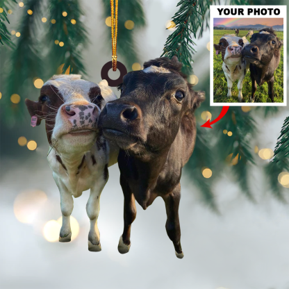 Personalised Acrylic Christmas Ornament Customised Pet Photo Xmas Decor Gift for Friends Family-Jessemade AU