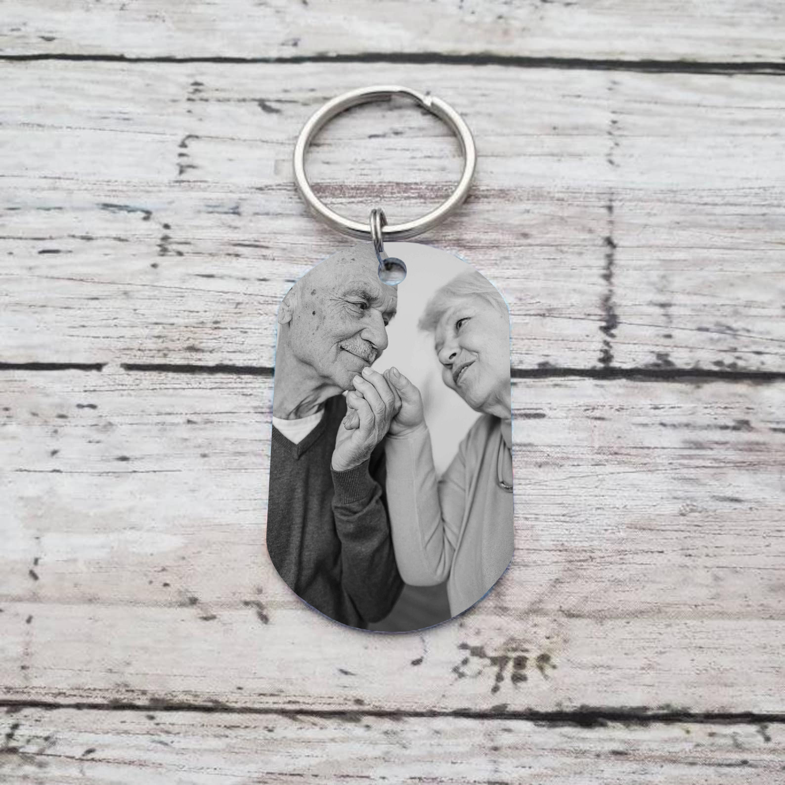 Personalised Memorial Photo Keychain Commemorate Deceased Loved Ones - I Will Carry You With Me Until I See You Again-Jessemade AU