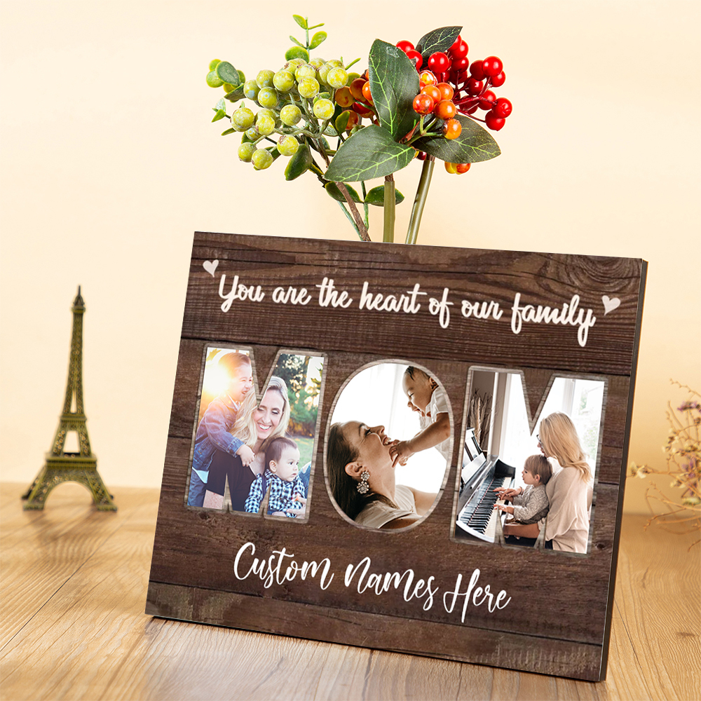 Personalised MOM Picture Board Customised Photos Keepsake Wood Signs Photo Frame Gifts For Mother-Jessemade AU