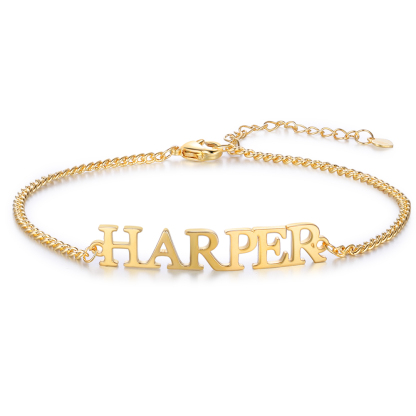 Personalised Bracelet Custom 1 Name Bracelet Gift For Women-Jessemade AU