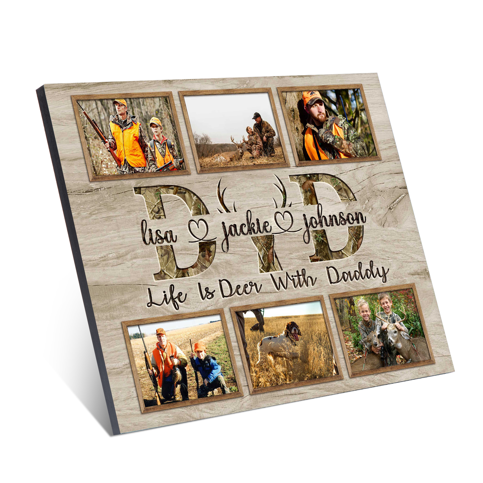 Photo Frame Keepsake Wood Signs Father's Day Gifts-Jessemade AU