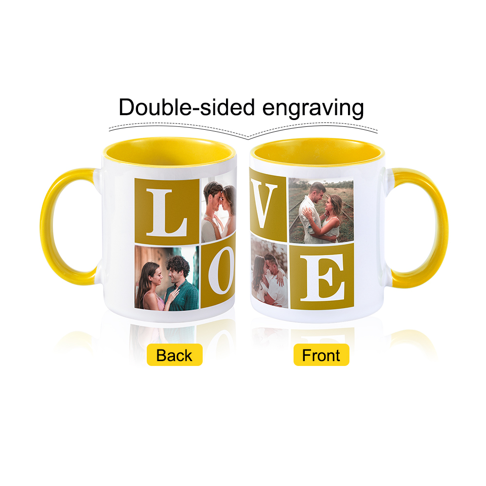 Personalised Photo Love Mug Cup Custom Photos Gifts For Her-Jessemade AU