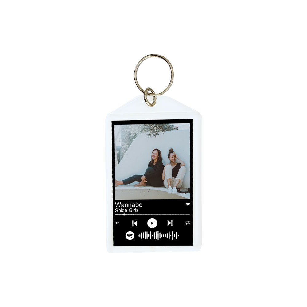 Personalised Spotify Code Keychain Custom 1 photo-Jessemade AU