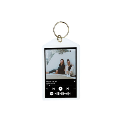 Personalised Spotify Code Keychain Custom 1 photo-Jessemade AU