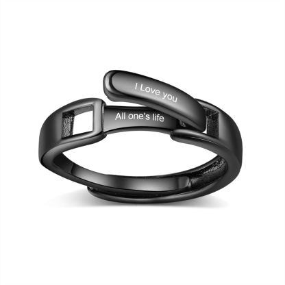 Couple Ring Personalised Matching Rings Gift for Couple-Jessemade AU