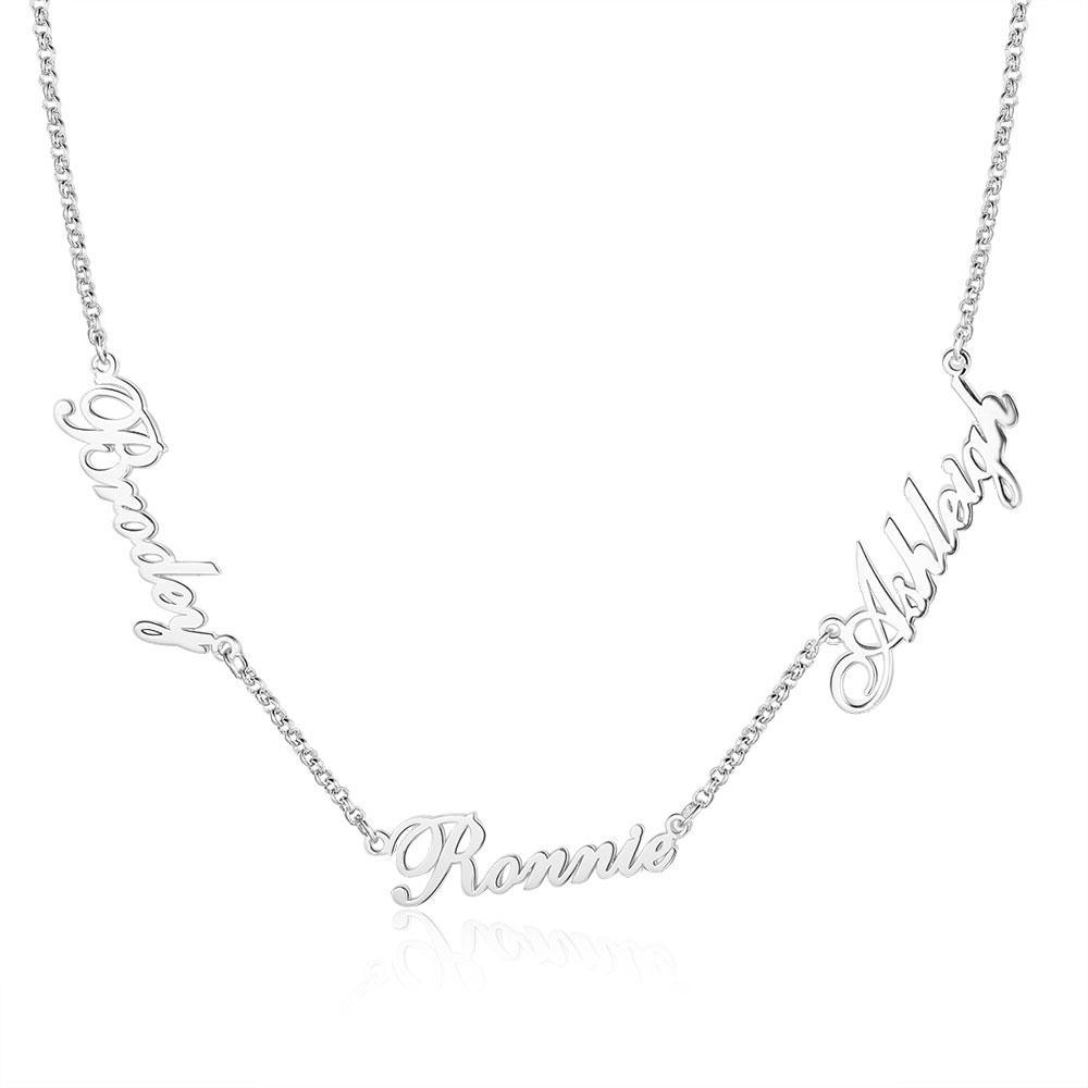 Personalised Necklace Custom 3 Names Necklace Gift For Women-Jessemade AU