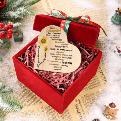 To My Daughter Wooden Candle Holder "You Are My Sunshine" Gifts For Daughter-Jessemade AU