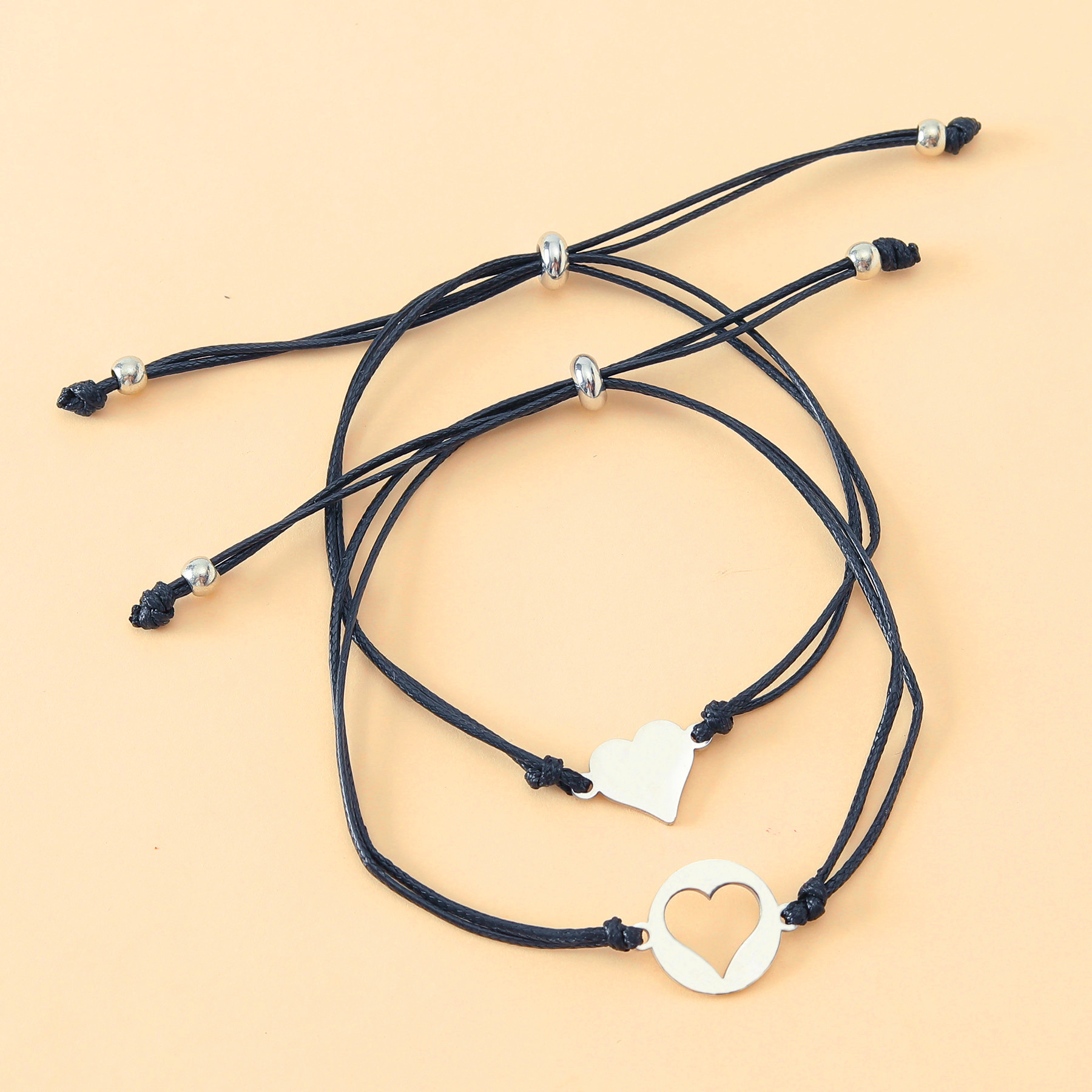 Bracelet for Women Dainty Teen Heart Bracelet Size Adjustable for Girls-Jessemade AU