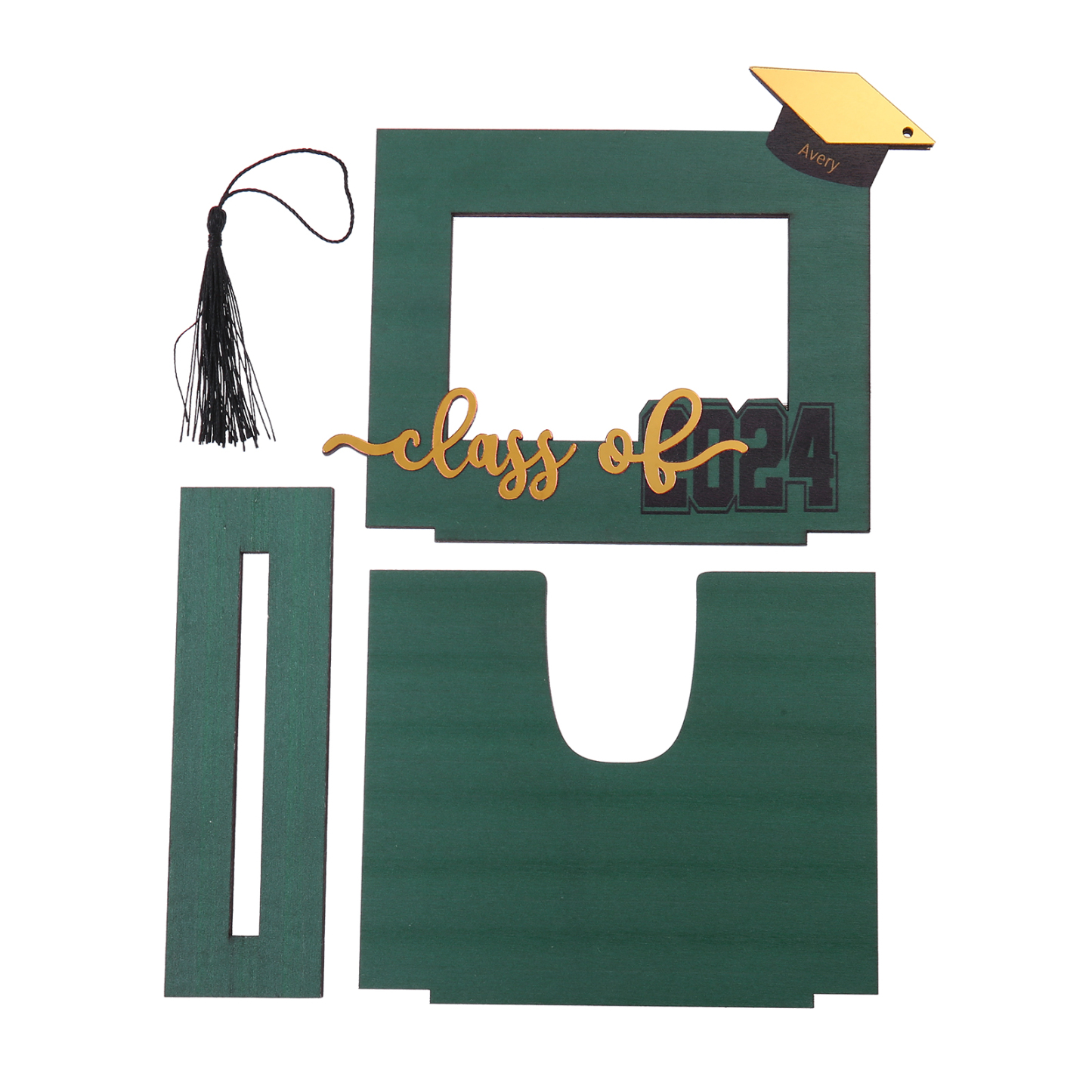 Class of 2024 Personalised Graduation Photo Frame Custom Name & Photo Wooden Frame Creative Gifts-Jessemade AU