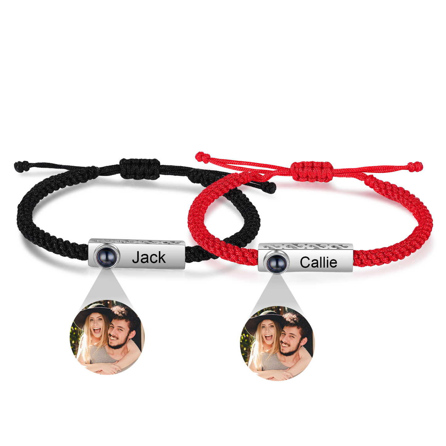 Personalised Projection Bracelet Custom Photo Couple Bracelet Creative Gift for Her-Jessemade AU