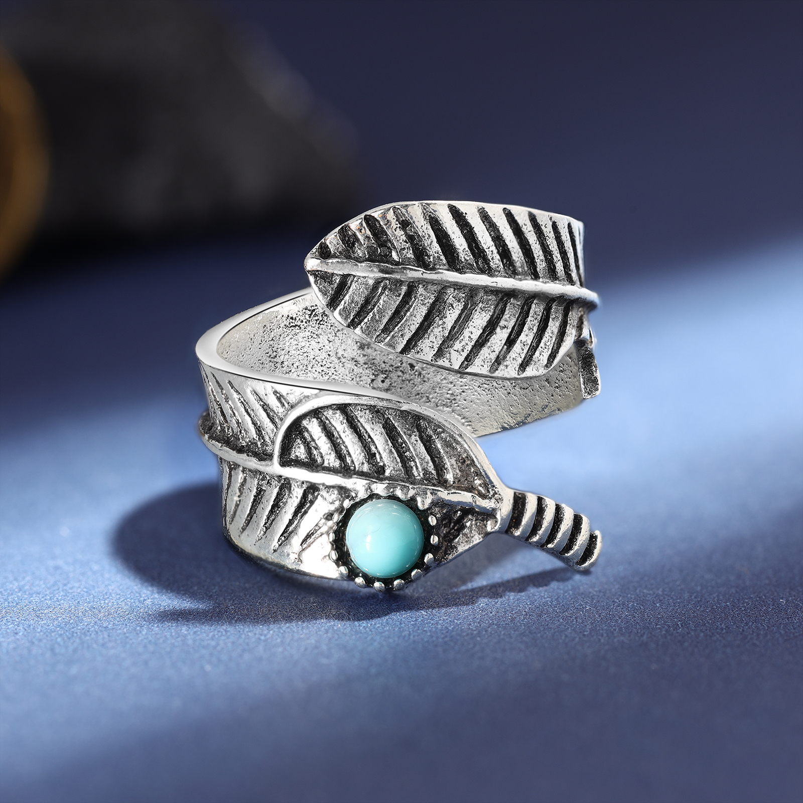 Memorial Feather Ring Open Ring Gift for Her - Your Guardian Angel Watching And Protecting From Above-Jessemade AU