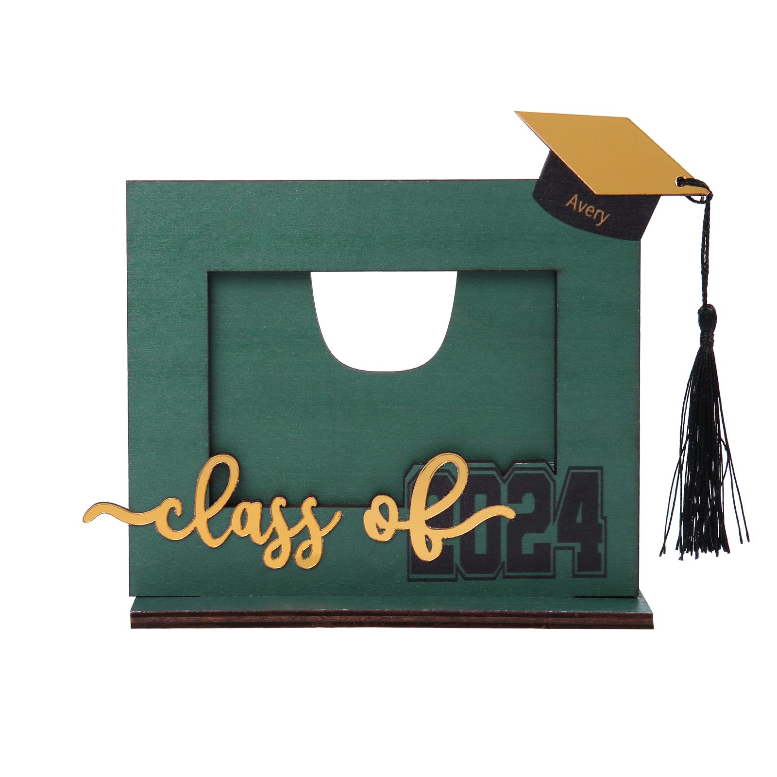 Class of 2024 Personalised Graduation Photo Frame Custom Name & Photo Wooden Frame Creative Gifts-Jessemade AU