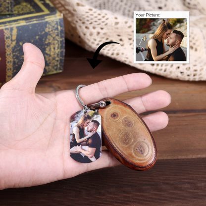 Custom Picture Keychain With Name Personalised Photo Keychain Drive Safe Keychain for Boyfriend-Jessemade AU