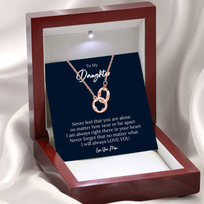 Personalised Double Round Link Necklace Gift For Her-Jessemade AU