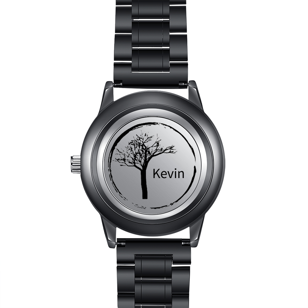 Personalised Photo Watch Custom 1 Photos Mechanical Watch Gifts for Him-Jessemade AU