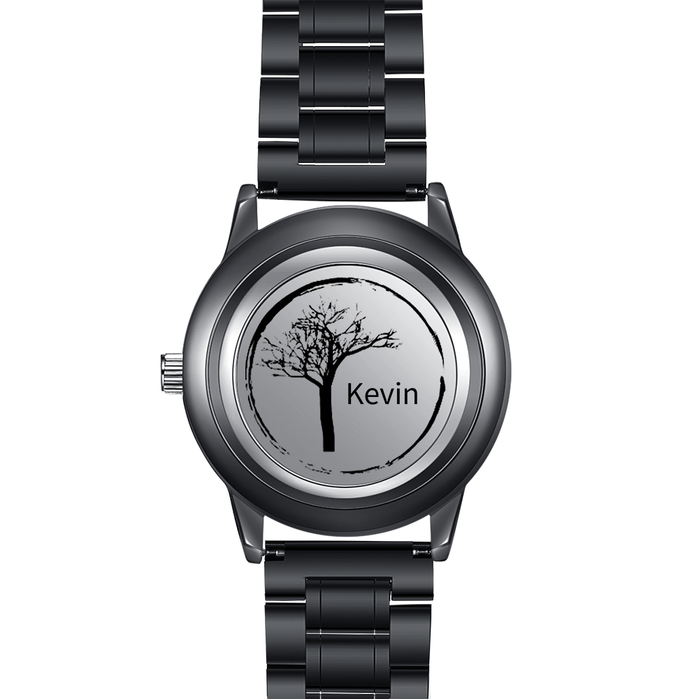 Personalised Photo Watch Custom 1 Photos Mechanical Watch Gifts for Him-Jessemade AU