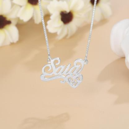 Personalised Necklace Custom 1 Name Necklace Gift For Women-Jessemade AU
