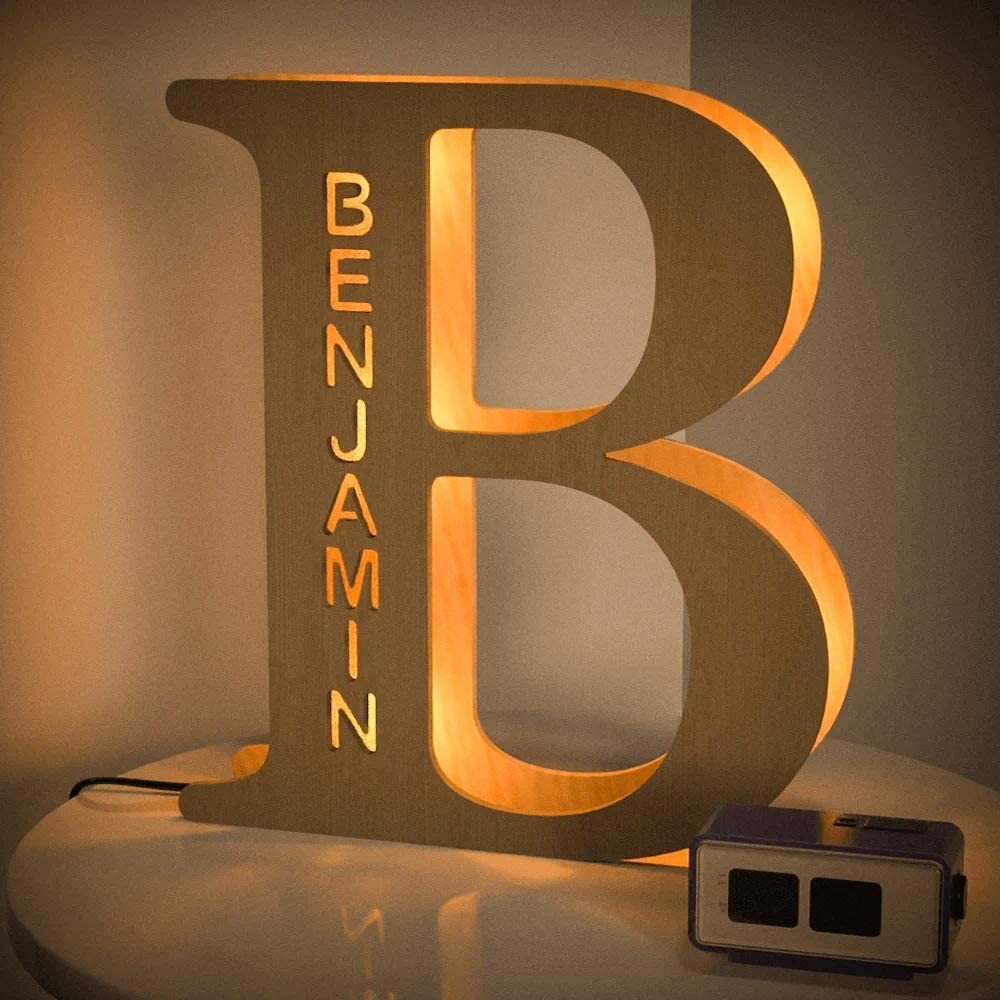 Personalised Name Letter Light A~I 19/29CM-Jessemade AU