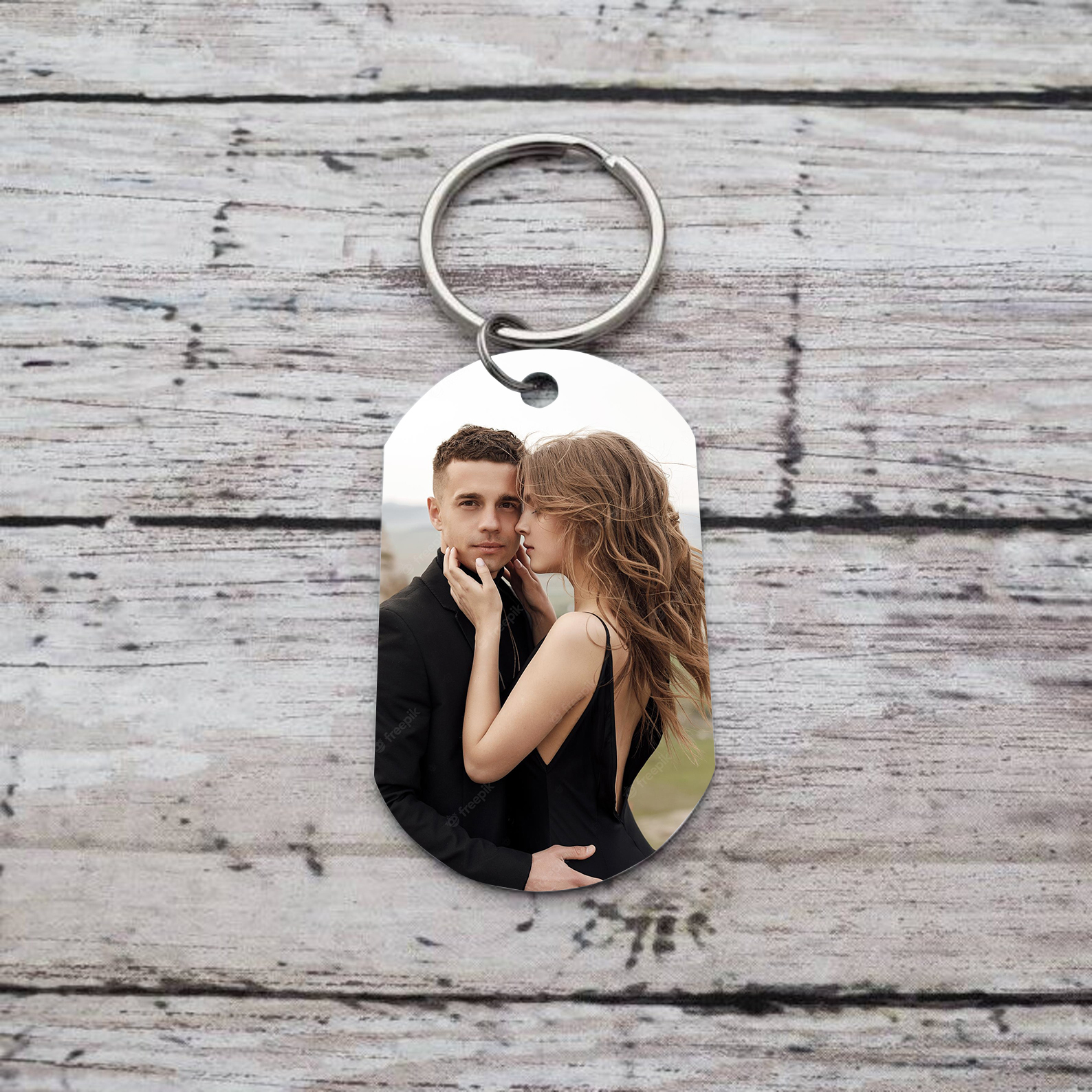 Personalised Photo Keychain for Couple Custom Date and Name Keychain Anniversary Gifts-Jessemade AU