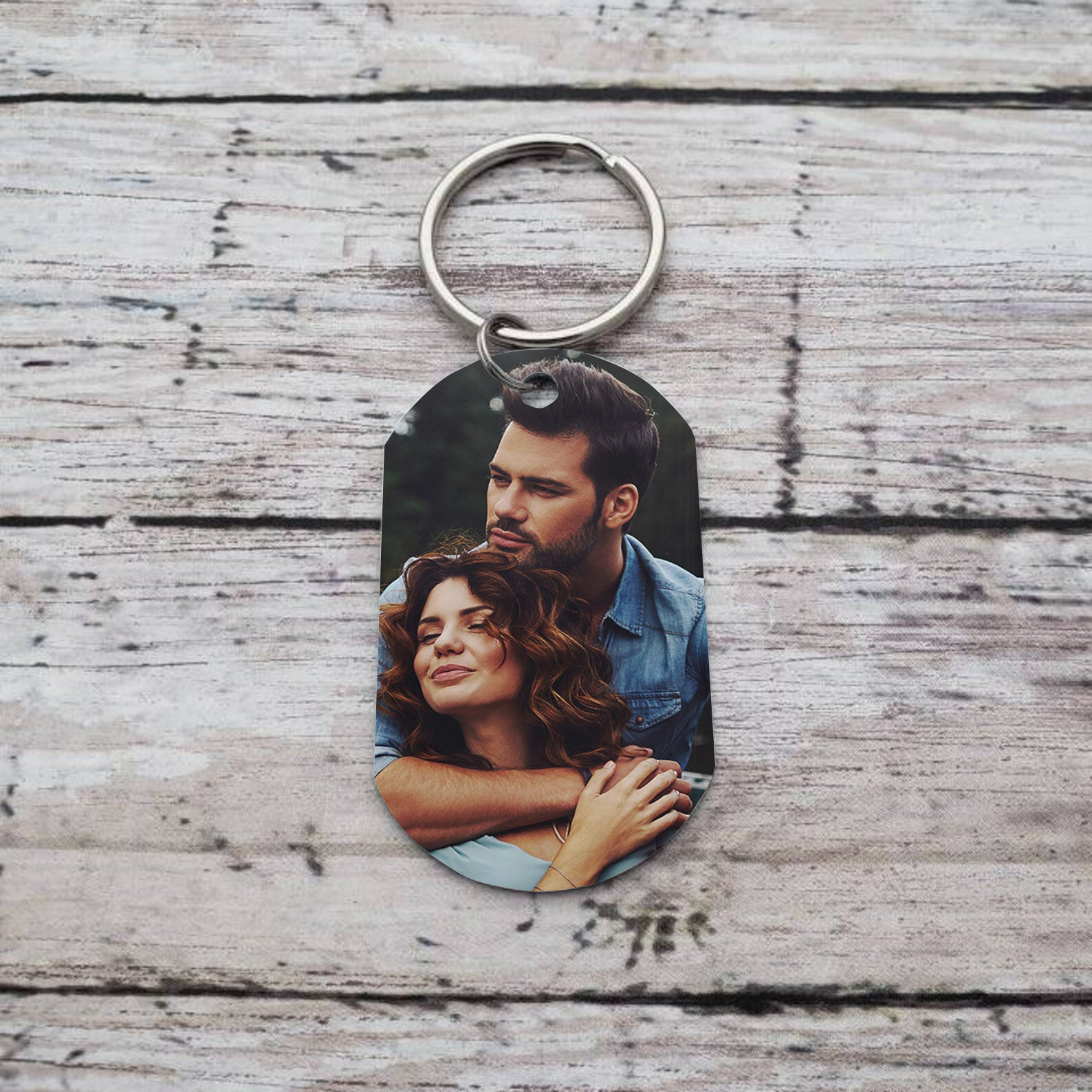 Personalised Photo Keychain for Couple "I PROMISE TO ALWAYS BE BY YOUR SIDE" Valentine's Day Gift-Jessemade AU