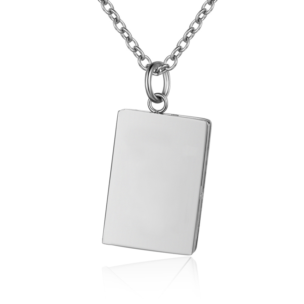 Personalised Envelope Pendant Necklace Customised Photo & Text Necklace Gold/Silver/Rose Gold Valentine’s Day Gift for Her-Jessemade AU