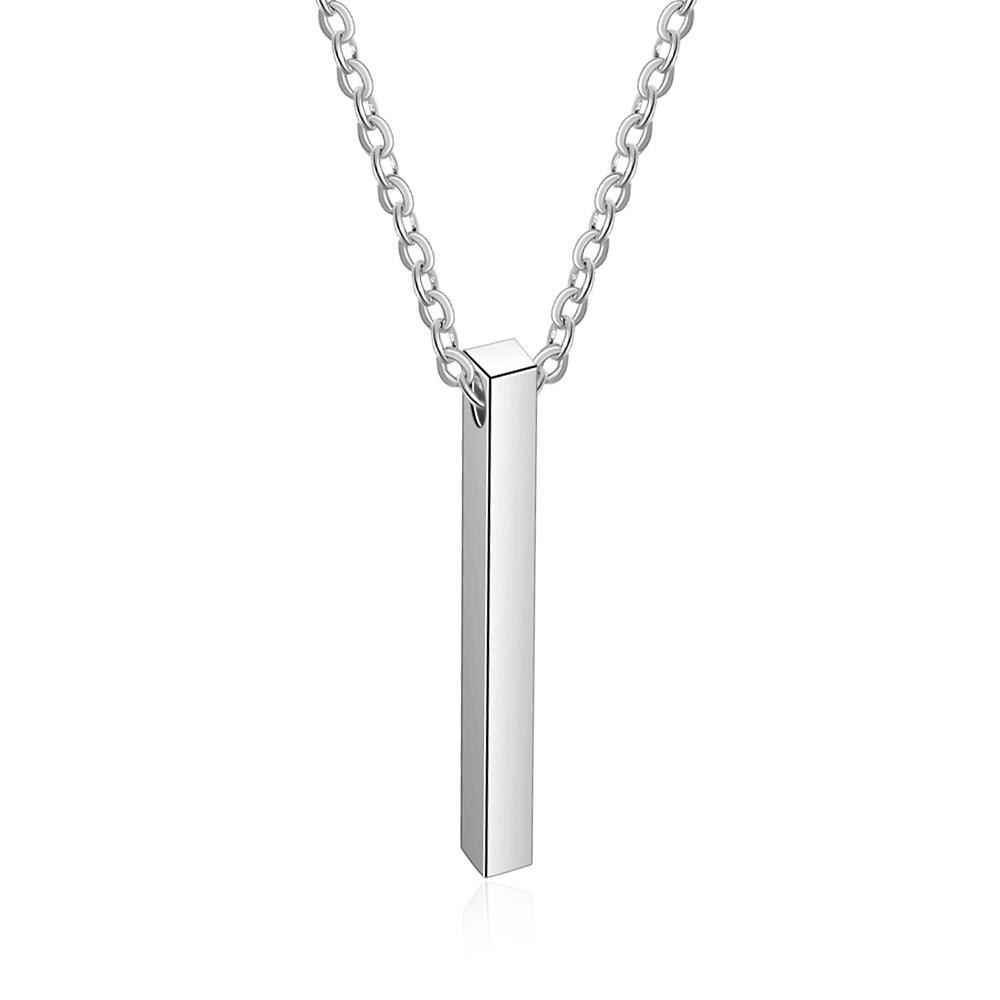 Customised 3D Bar Necklace-Jessemade AU