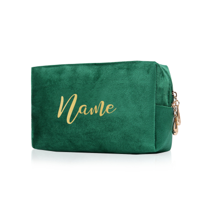 Personalised Name Cosmetic Bag Zipper Makeup Bag Jewelry Storage Bag Gifts for Ladies Girls-Jessemade AU