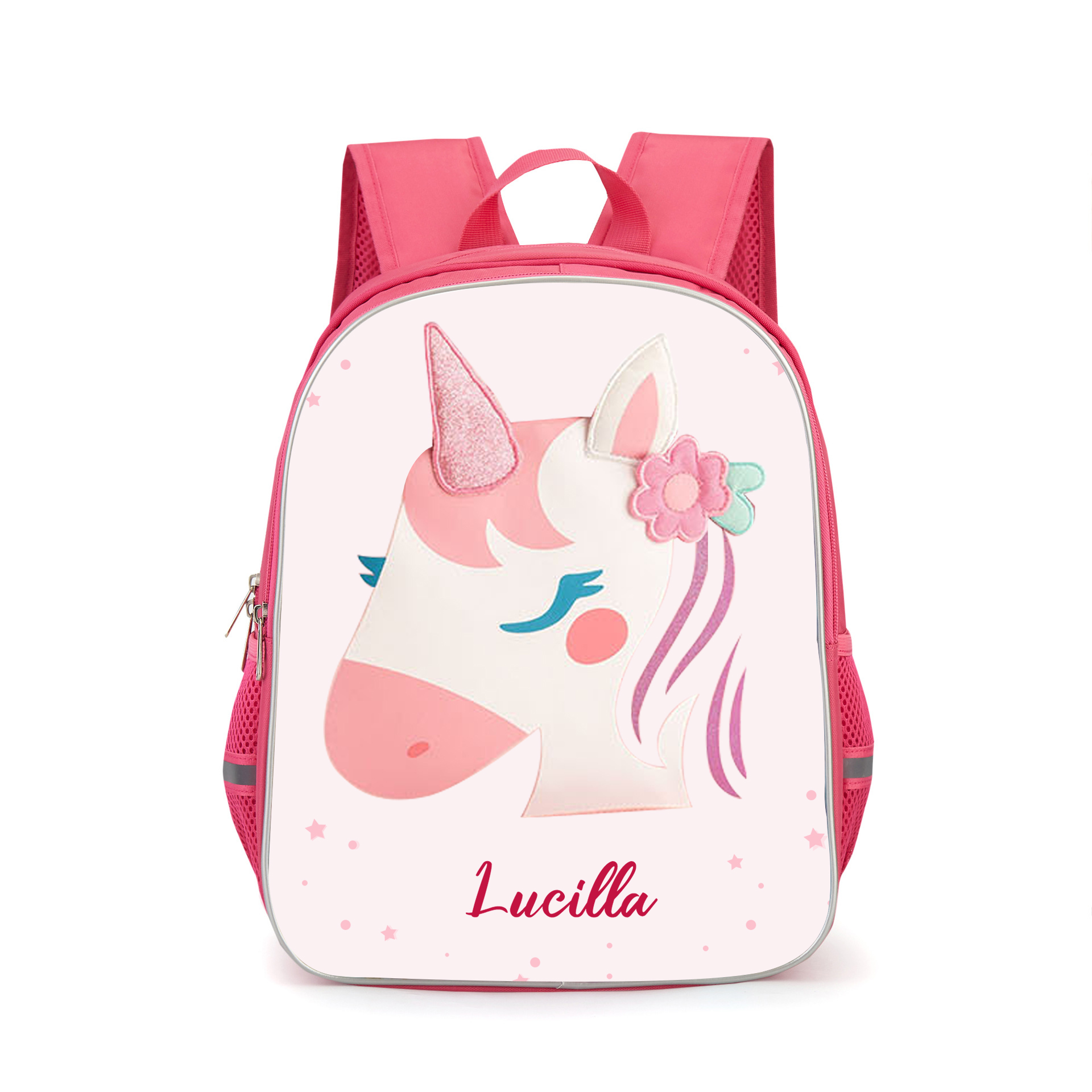 Girls Backpack for School Custom Name Unicorn Backpack Kids Travel Day Bag-Jessemade AU