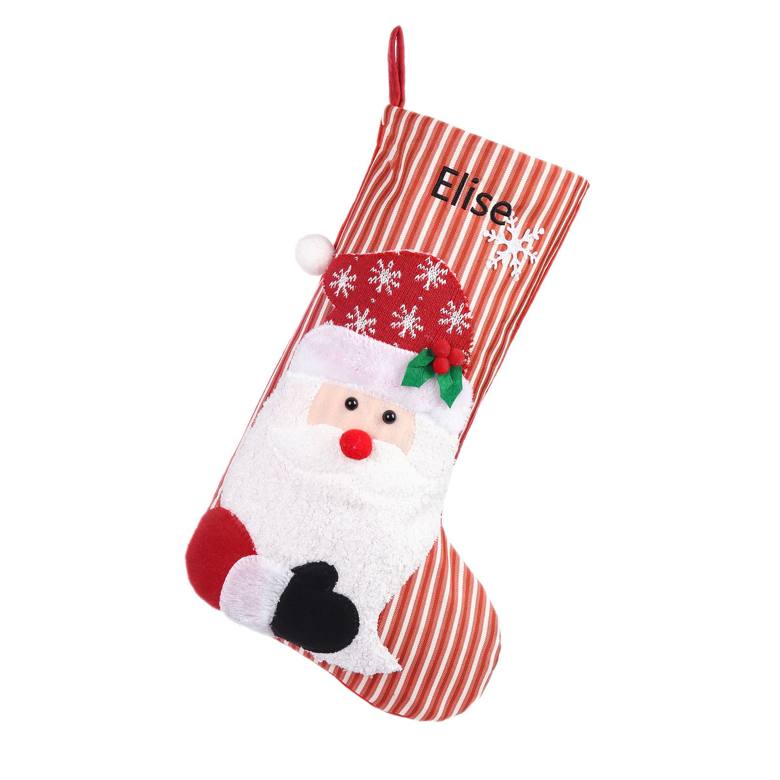 Christmas Stockings Ornaments Customised 1 Name Fireplace Decor Personalised Christmas Gifts for Family Friends-Jessemade AU