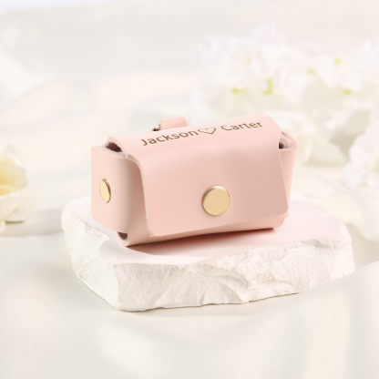 Personalised 2 Names Exquisite Jewelry Box Hold 2 Rings Gift Box Gift Packaging Box-Jessemade AU