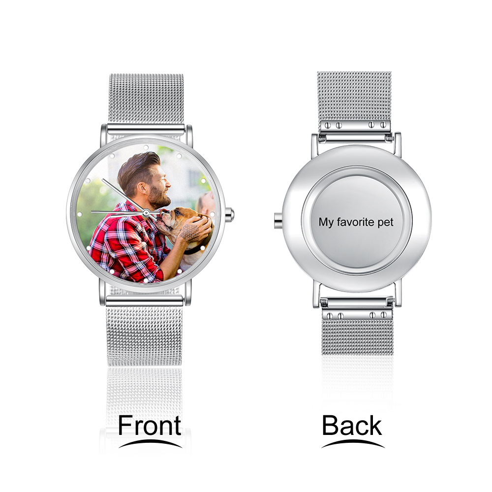 Personalised Photo Watch Custom Picture Watch Gifts For Men-Jessemade AU