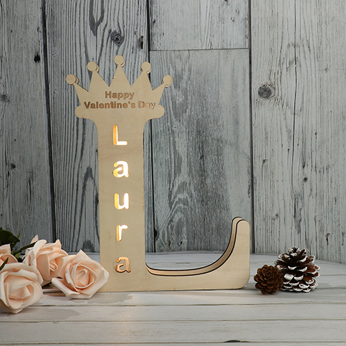 Personalised Name Crown Custom Letter Night Light best gift-Jessemade AU