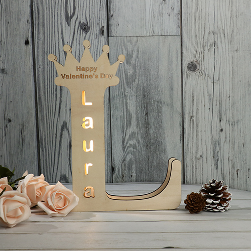 Personalised Name Crown Custom Letter Night Light best gift-Jessemade AU