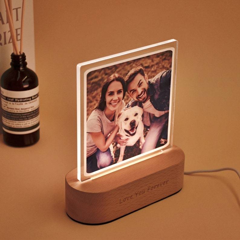 Photo Night Light Personalised 3D Illusion Lamp Gift for Family-Jessemade AU