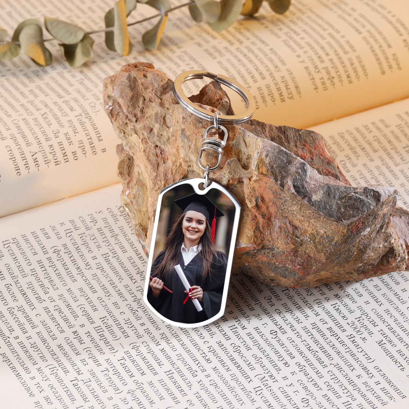 Personalised Photo Keychain Class of 2024 Graduation Keyring-Jessemade AU
