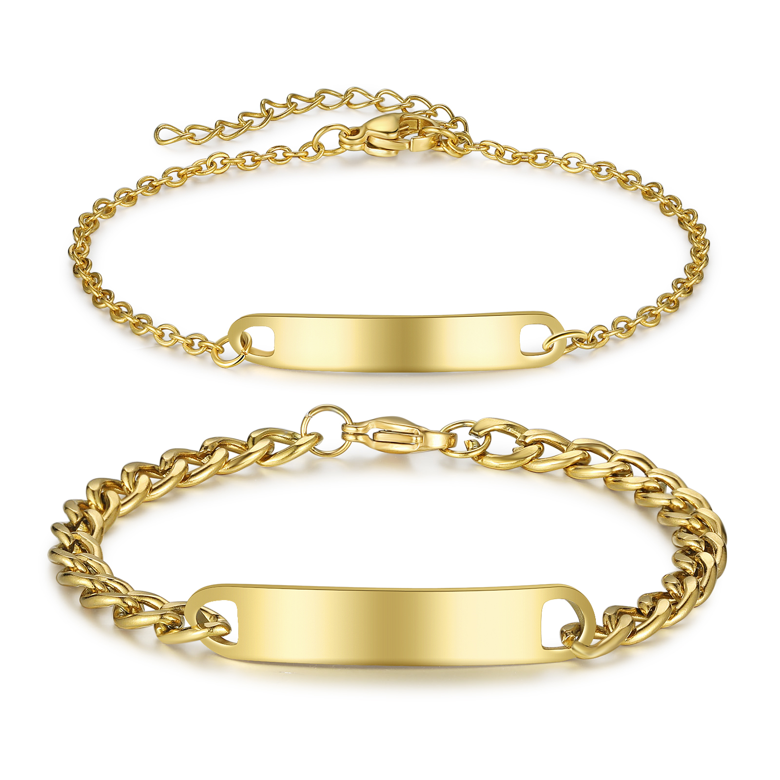 Personalised Couple Bracelets Custom Names Love Gifts-Jessemade AU