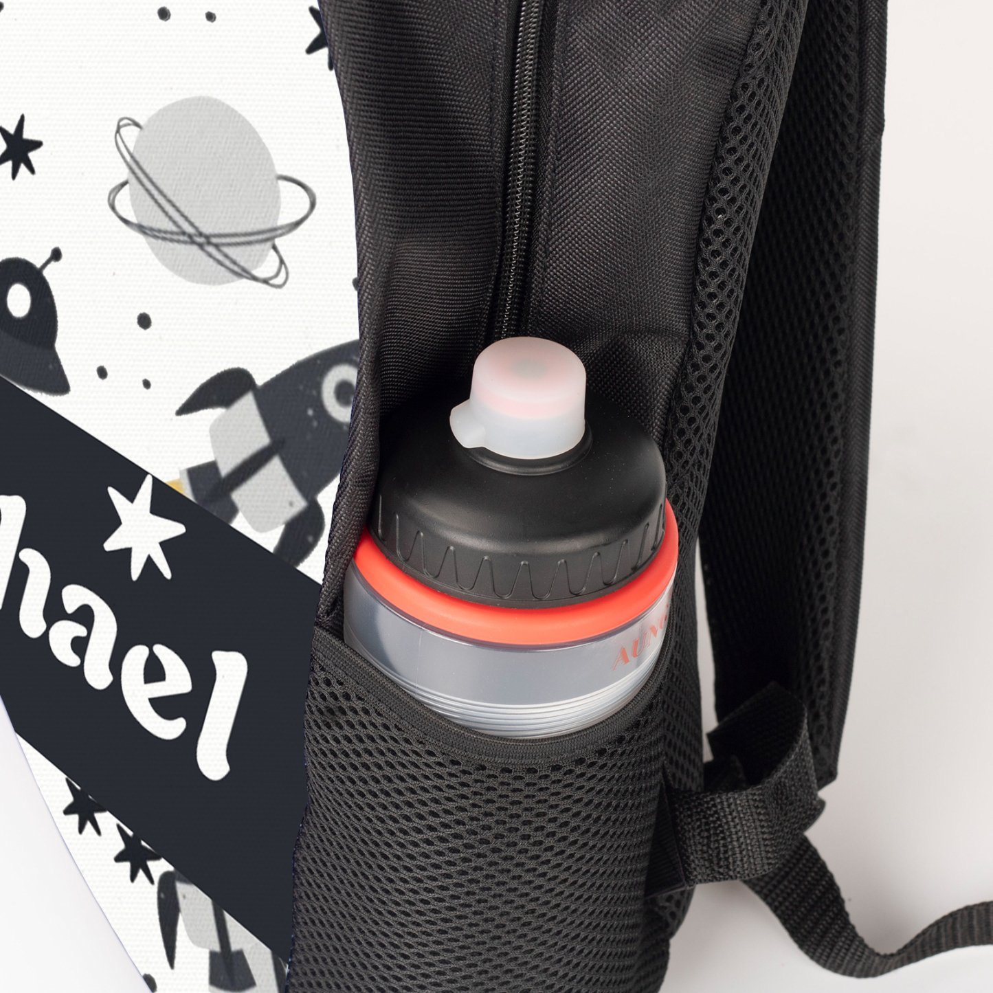 Custom Name Schoolbag Personalised Rocket and Satellite Backpack Travel Bag for Kids-Jessemade AU